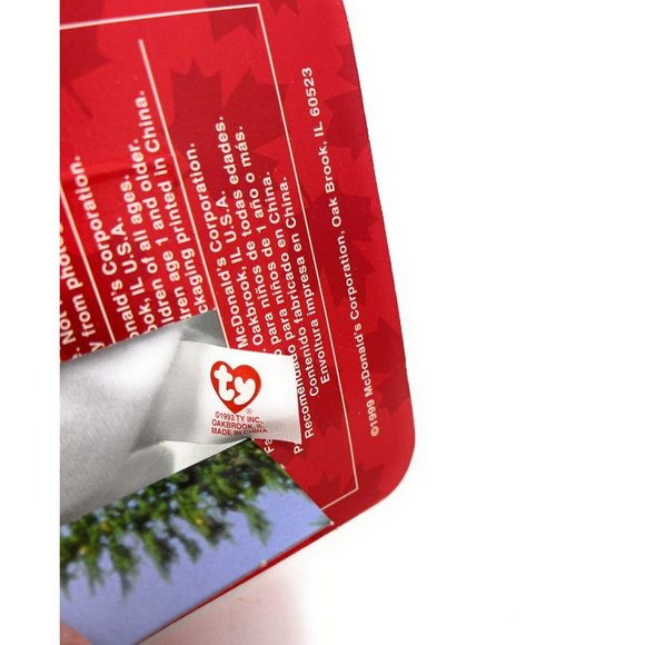 Maple the Bear McDonalds TY Beanie Babies Rare 1993 Oakbrook error - Picture 3 of 5